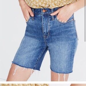 Madewell Classic Blue Jean Shorts